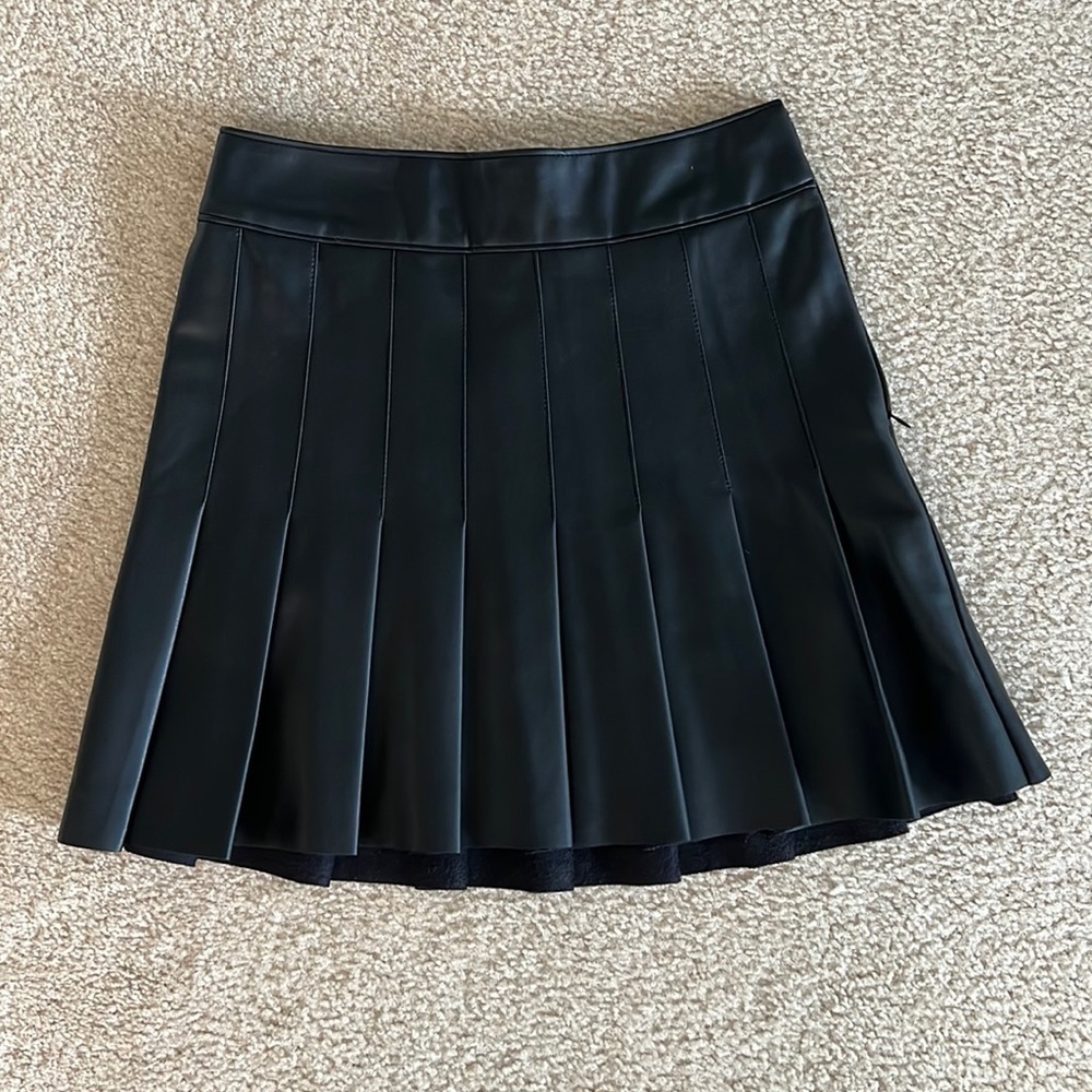 Black Abercrombie Leather Skirt